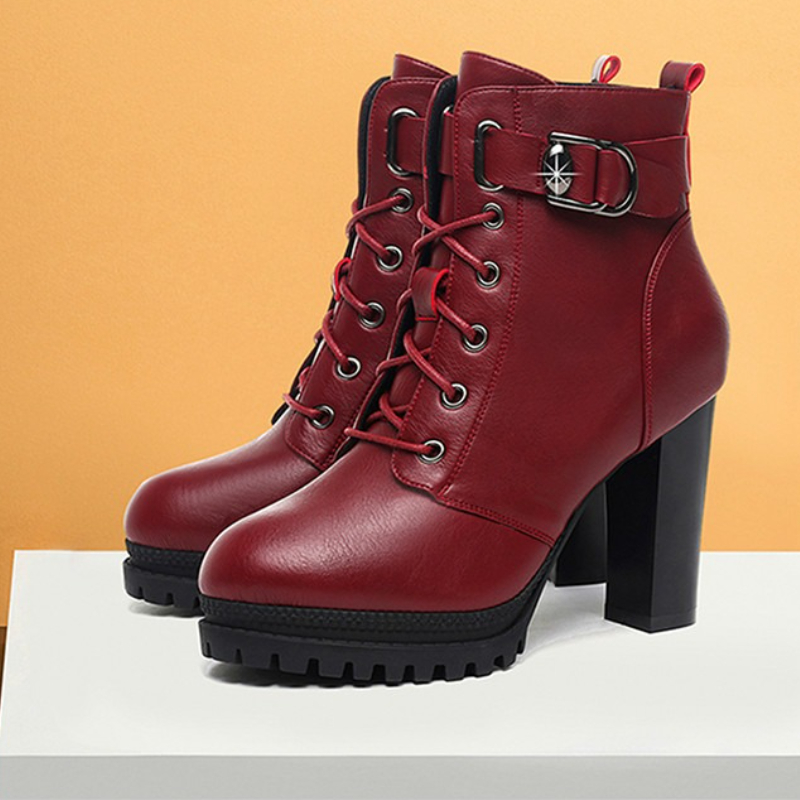 Women'S Shoes Chelsea - Sepatu Boots Wanita Hak Tinggi Elegan