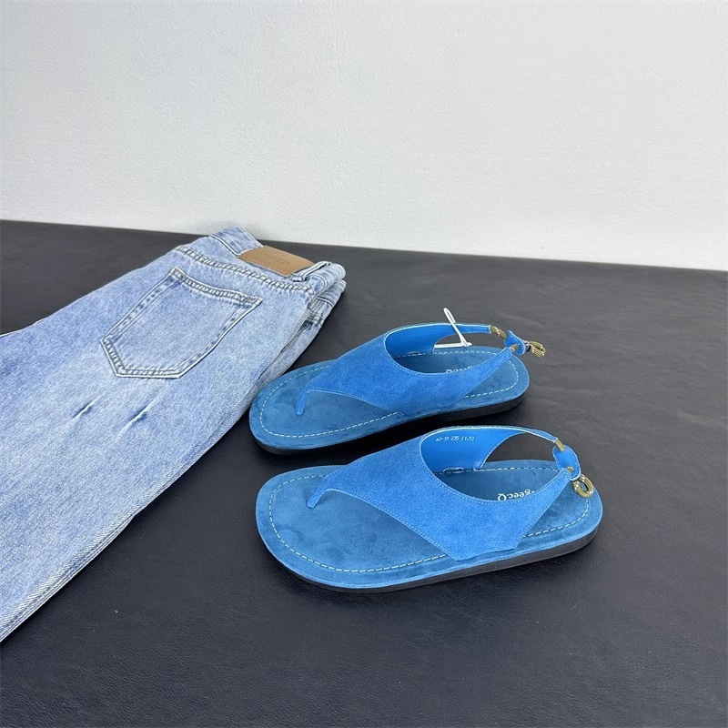Thong Flat Sandal - Sandal Jepit Wanita Korea Minimalis Bahan