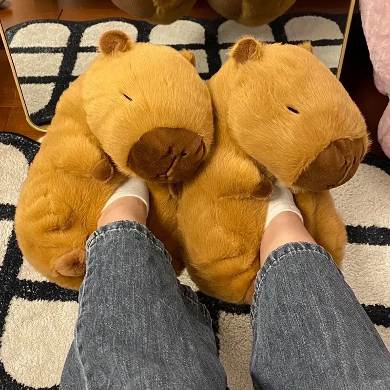 Women Shoes On Sale - Novelty sandal capybara uniseks, sepatu selop