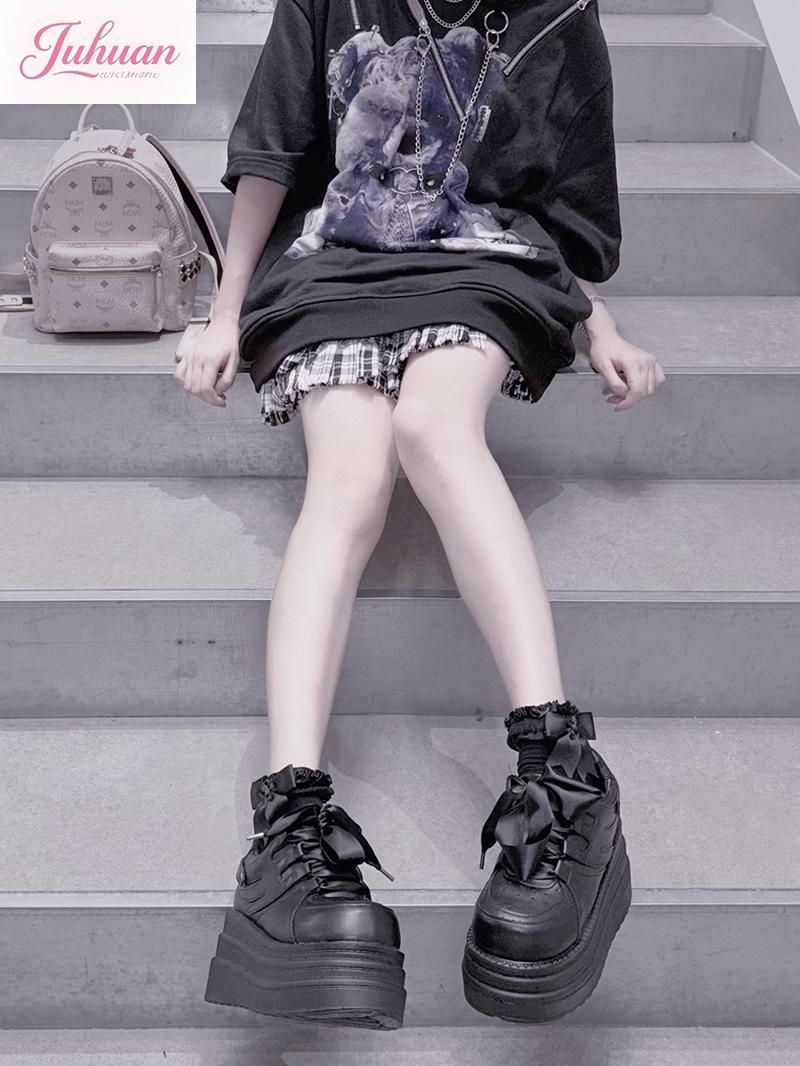 Women'S Shoes Y2K - Sepatu Muffin Bersol Tebal Y2k Jepang