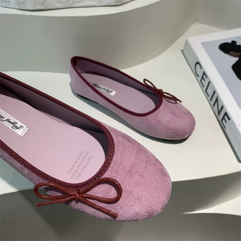 Ballet Flat Women - Sepatu Flat Balet Pink Peri Manis