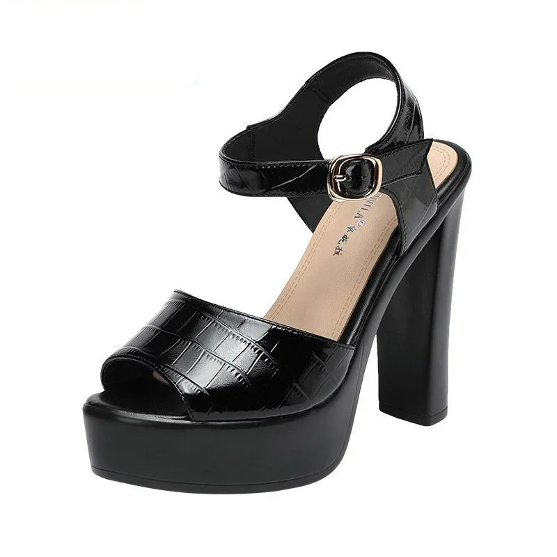 Women Shoes On Sale - Sandal Kulit Asli Fashion 10Cm 13Cm