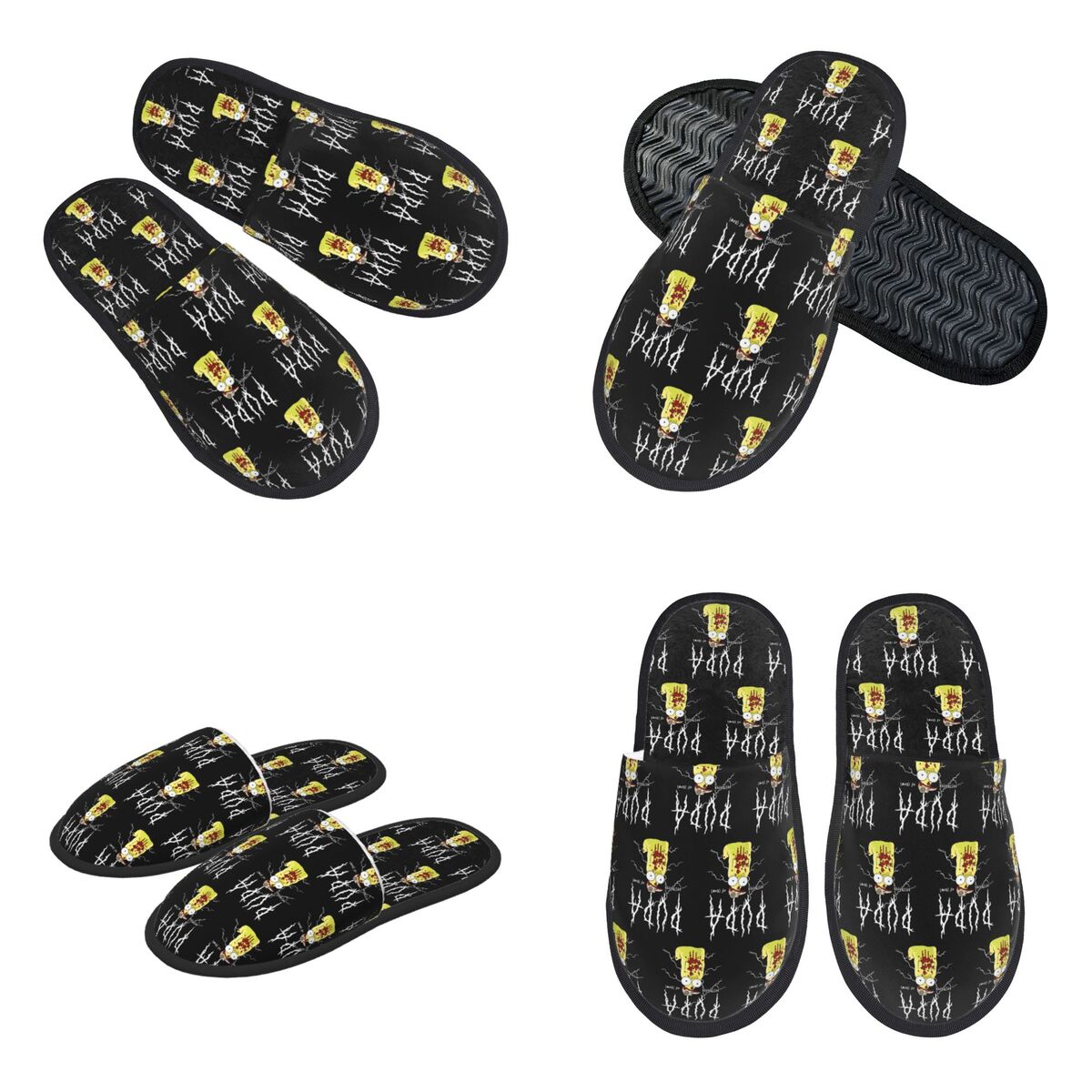 Women Shoes Name - Sandal Rumah Wanita Custom Kartun Solar