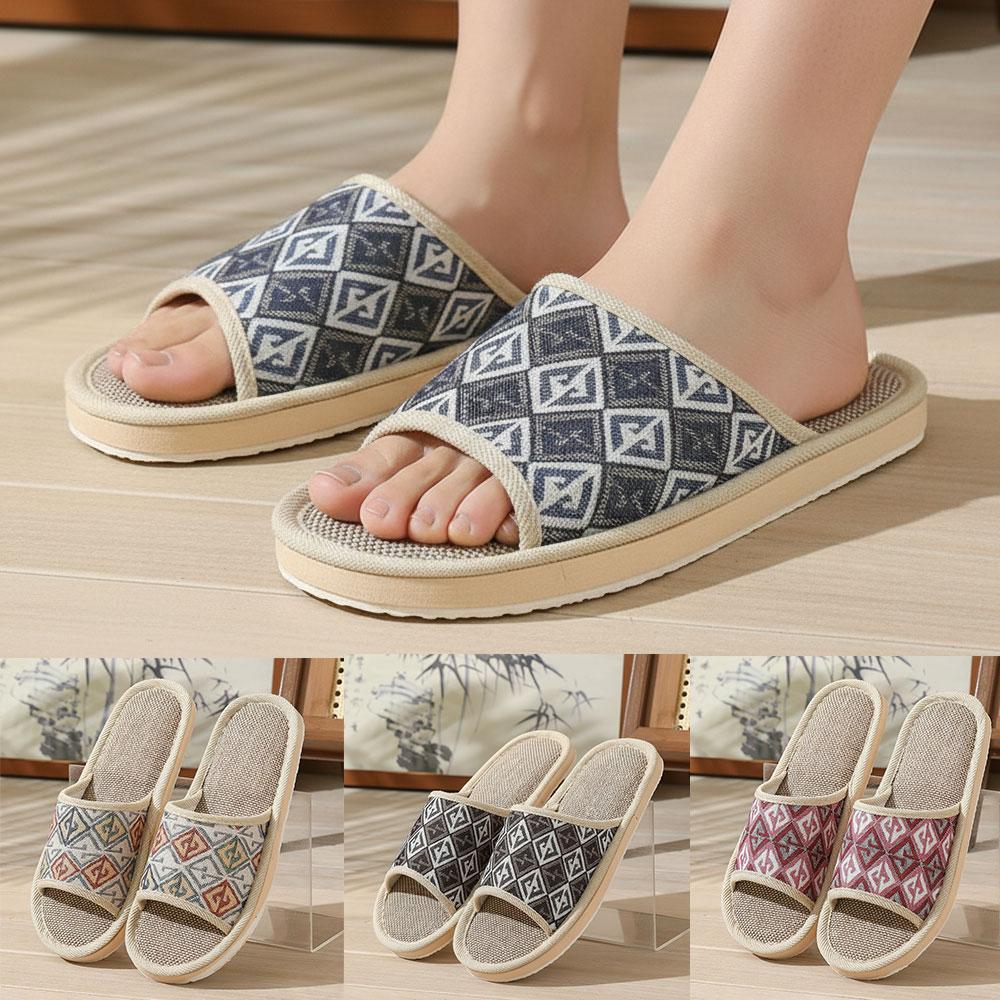 Sendal Rumah Linen Four Season - Women Shoes On Sale ulasan dan harga