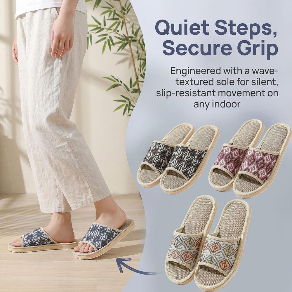 Sendal Rumah Linen Four Season - Women Shoes On Sale ulasan dan harga