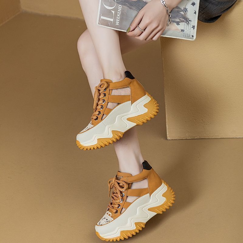 Sepatu Sneakers Platform Chunk - Platform Sneakers Chunky ulasan dan harga