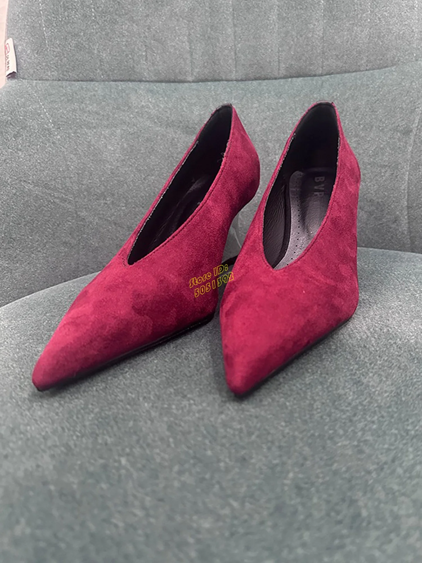 Sepatu Wanita Model Slip On Su - Women'S Shoes Burgundy ulasan dan harga