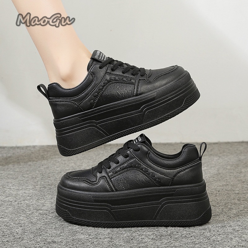 Sepatu Sneakers Putih Platform - Platform Sneakers Chunky ulasan dan harga