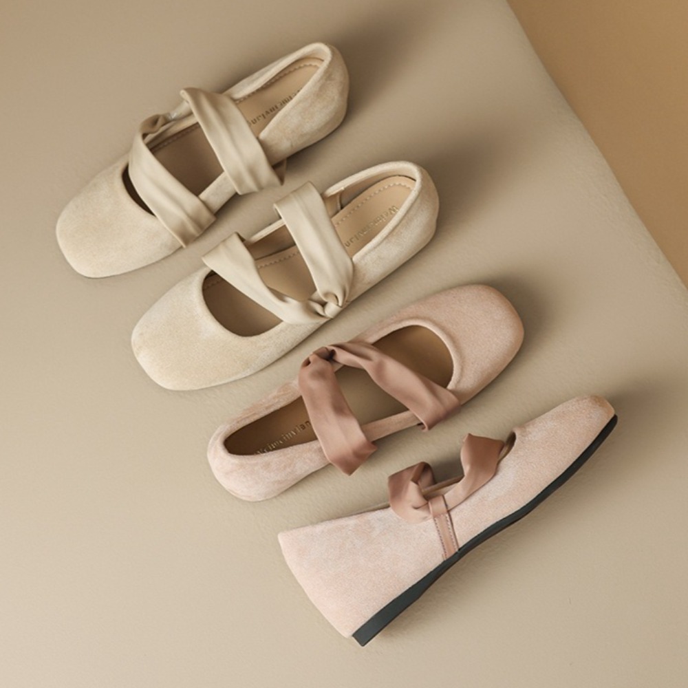 Sepatu Wanita Flat Mary Janes  - Ballet Flat Women ulasan dan harga
