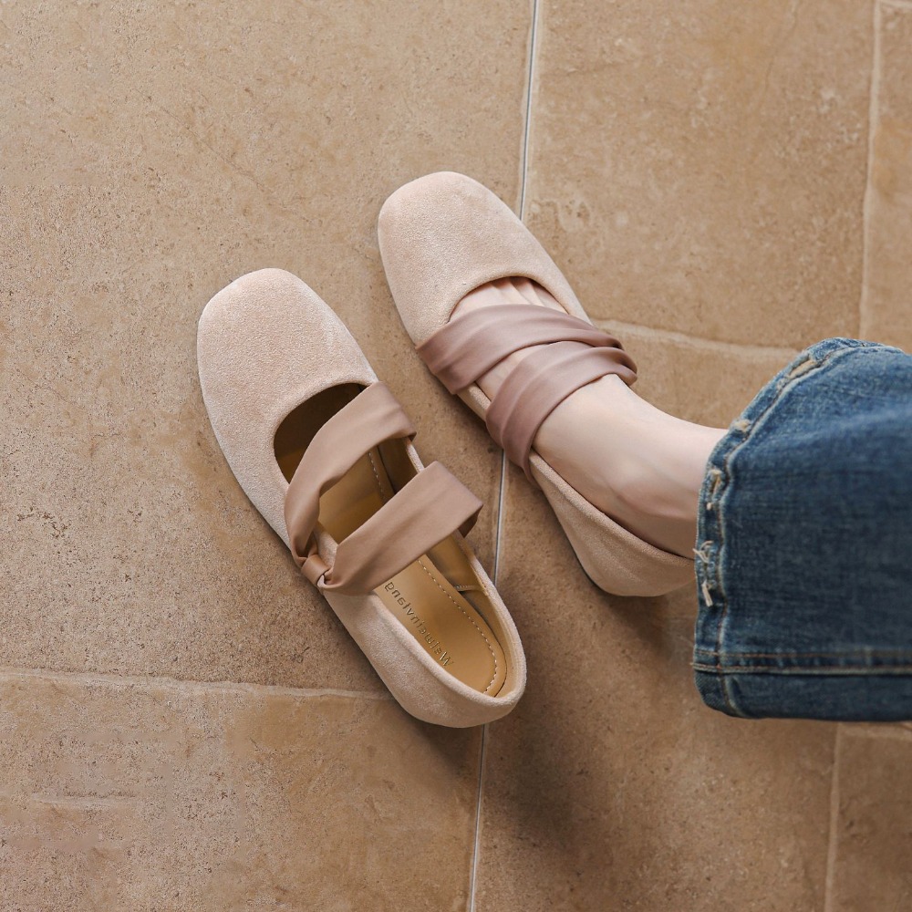 Sepatu Wanita Flat Mary Janes  - Ballet Flat Women ulasan dan harga