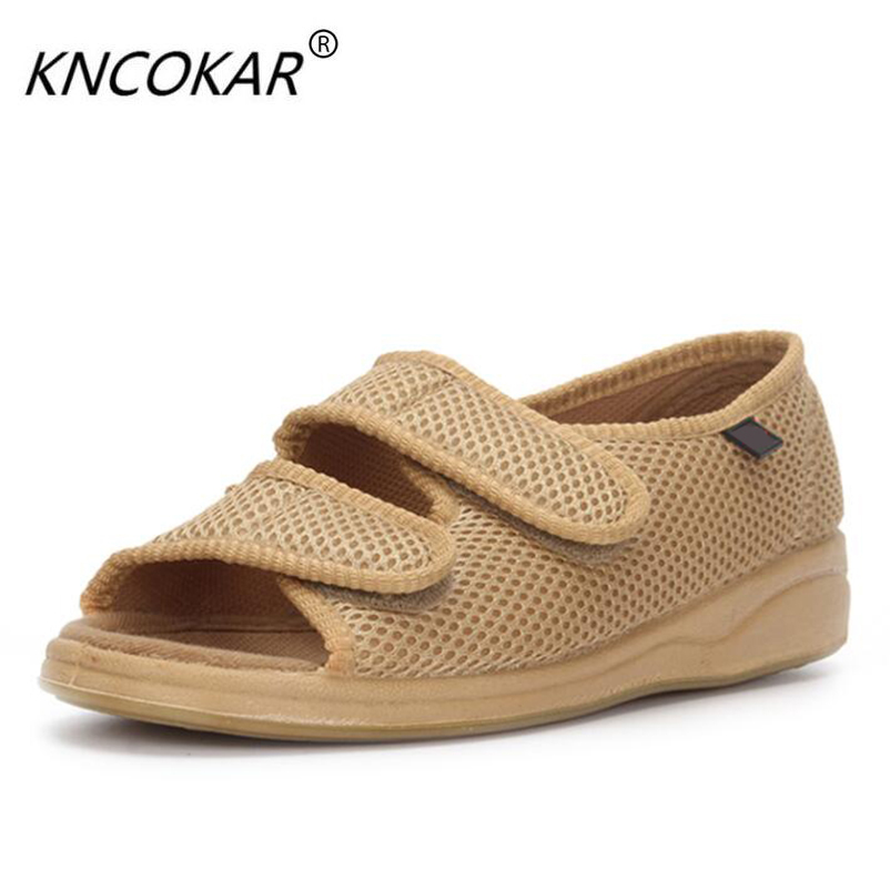 Peep-Toe Kaki Diabetes Pembesa - Women'S Shoes Back To School ulasan dan harga