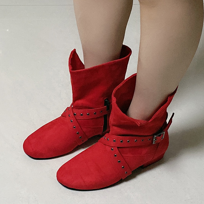Wedopus sepatu bot pendek dans - Women'S Shoes Burgundy ulasan dan harga