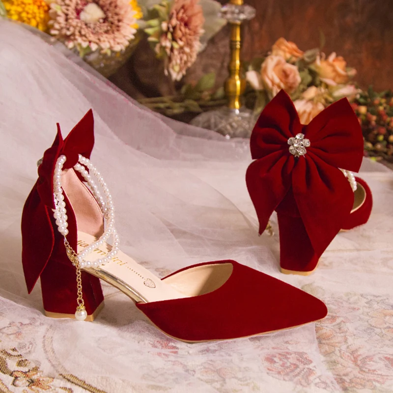 Sepatu Pumps Wanita Mewah Rant - Women'S Shoes Burgundy ulasan dan harga
