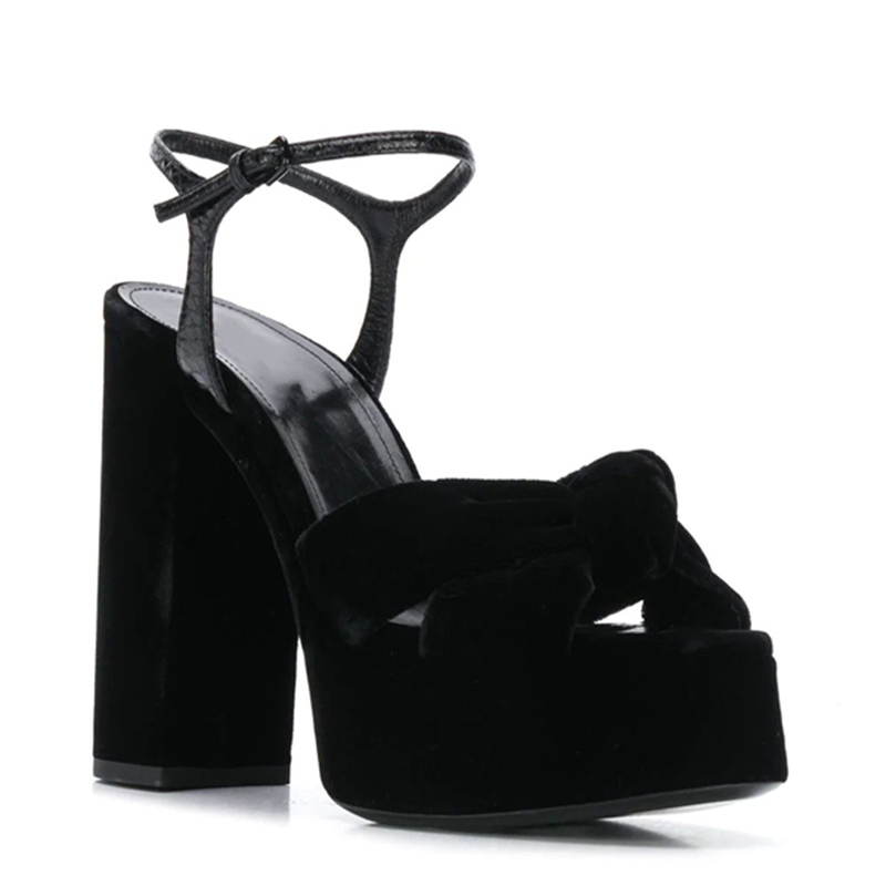 Sandal Platform Peep Toe Belud - Women'S Shoes Burgundy ulasan dan harga