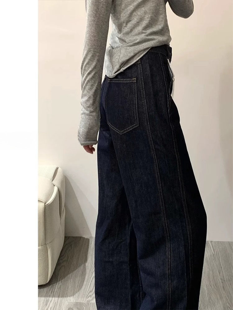 Celana Jeans Denim Biru Tua Mo - Women'S Shoes X Wide ulasan dan harga