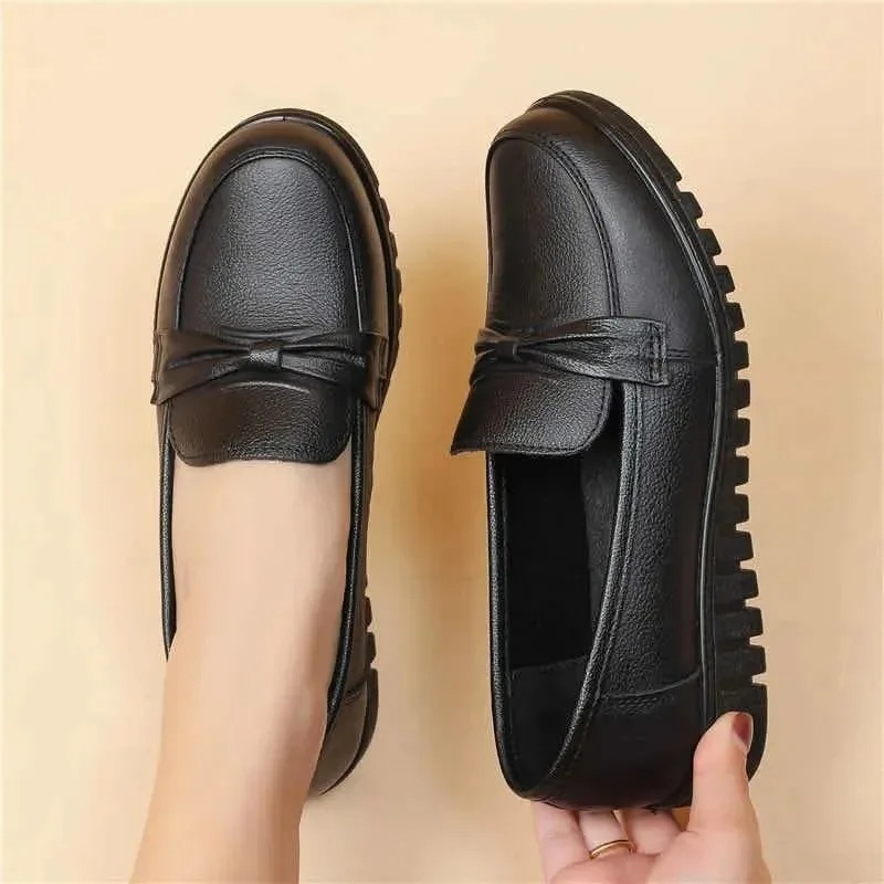 Sepatu Wanita 2025 Sepatu Kuli - Women'S Shoes Loafers Black ulasan dan harga