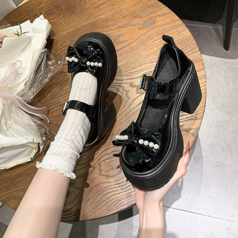 Sepatu Lolita 2026 Hitam Hak S - Platform Sneakers Chunky ulasan dan harga