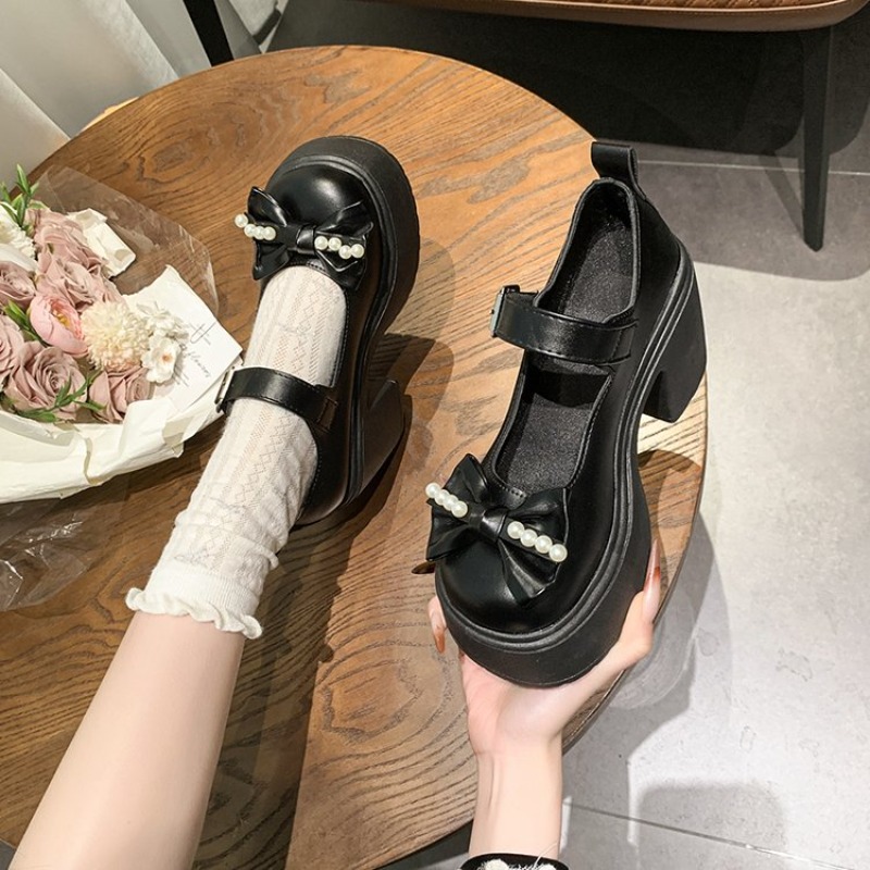 Sepatu Lolita 2026 Hitam Hak S - Platform Sneakers Chunky ulasan dan harga