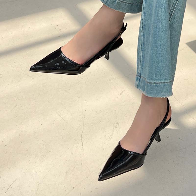 Sepatu Hak Tinggi Burgundy Wan - Women'S Shoes Burgundy ulasan dan harga