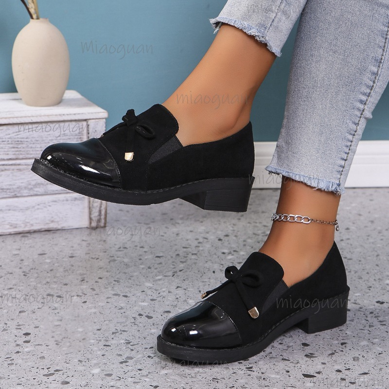 Sepatu Kasual Wanita Slip On K - Women'S Shoes Loafers Black ulasan dan harga