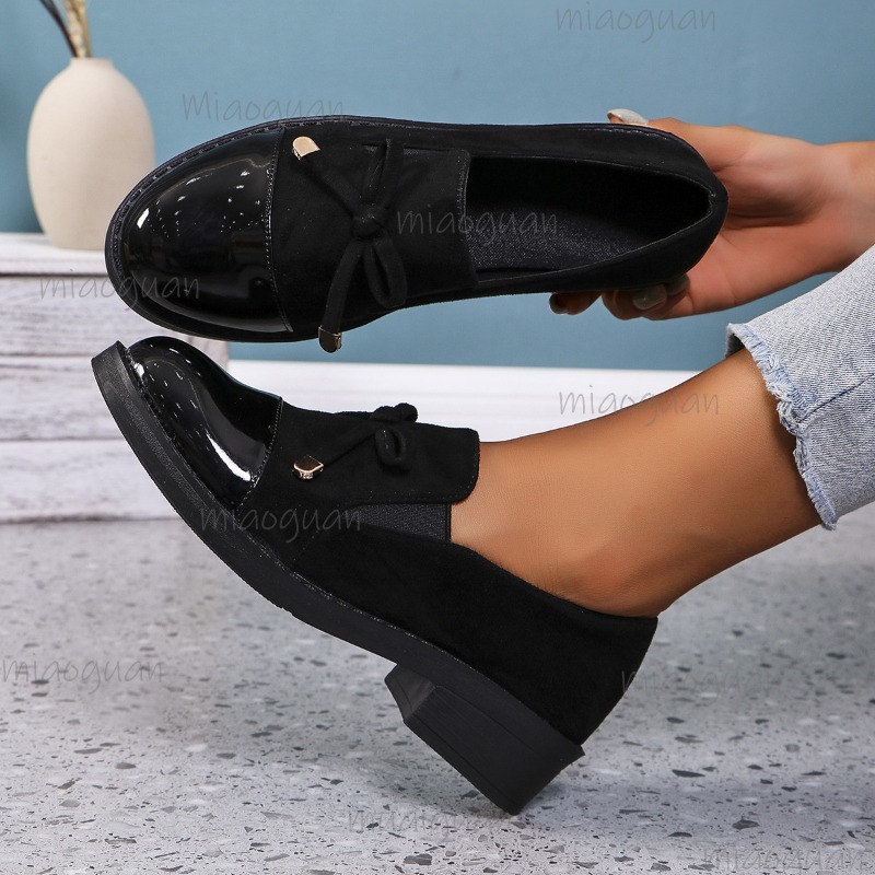 Sepatu Kasual Wanita Slip On K - Women'S Shoes Loafers Black ulasan dan harga