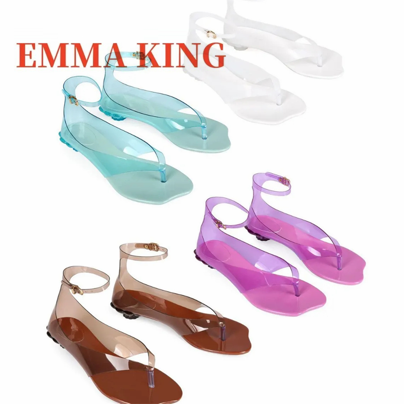 Sandal Jelly Thong Wanita, San - Thong Flat Sandal ulasan dan harga