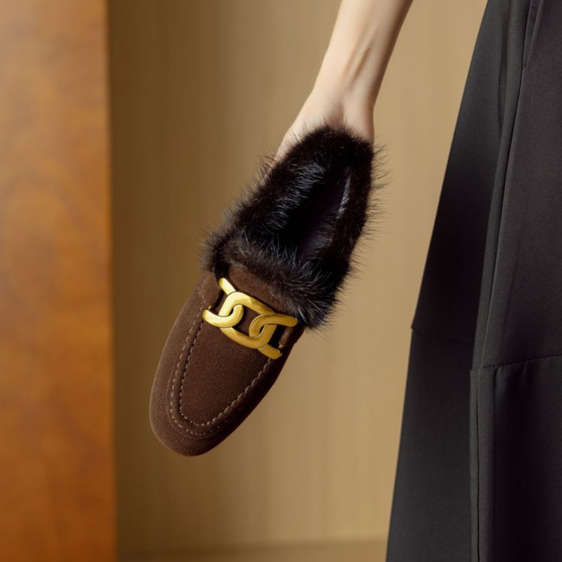 Sepatu kulit domba Suede untuk - Women'S Shoes Loafers Black ulasan dan harga