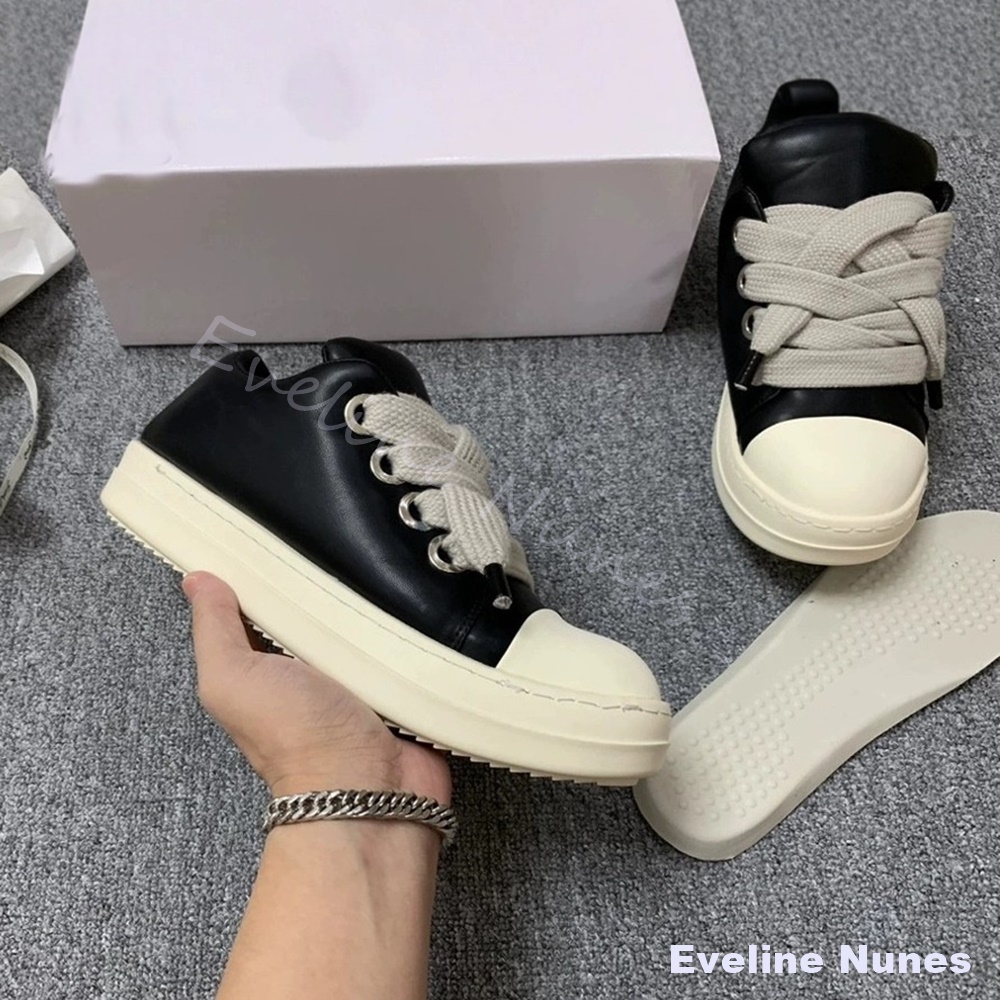 Sepatu Sneakers Platform Kulit - Women'S Shoes Y2K ulasan dan harga