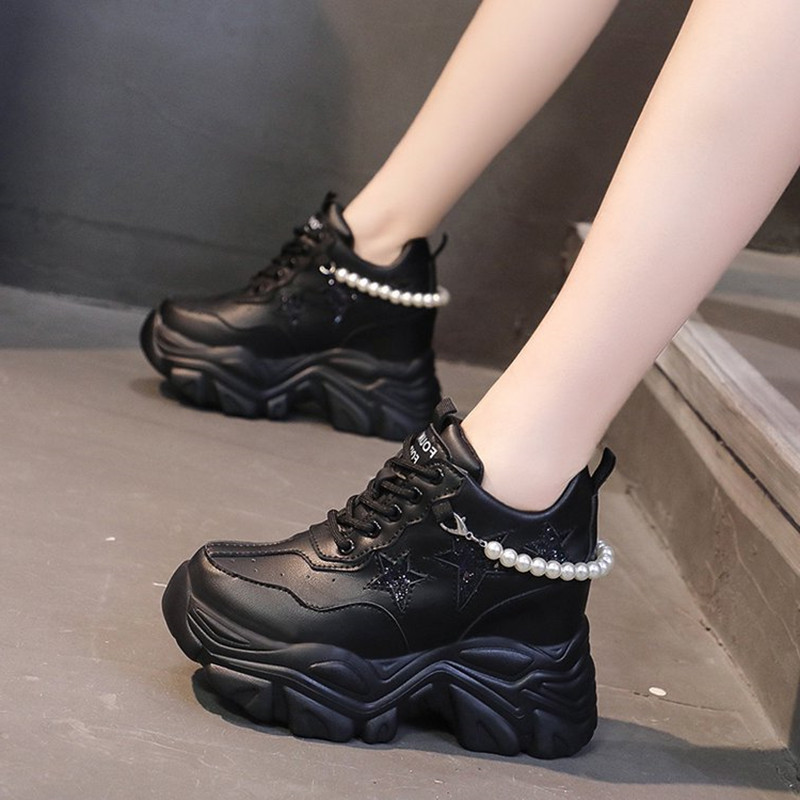 Sepatu Platform Tinggi Berkual - Platform Sneakers Chunky ulasan dan harga