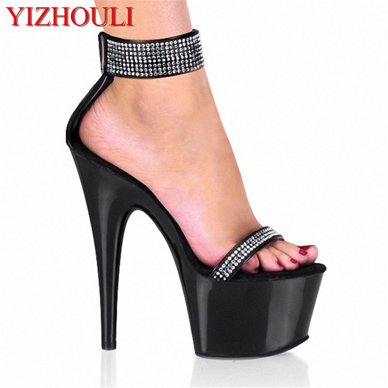 Model Seksi 15Cm Sandal Hak Ti - Metallic Heel Sandal ulasan dan harga