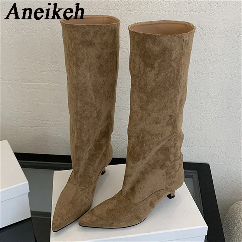 Aneikeh Sepatu Bot Panjang Lut - Women'S Shoes Chelsea ulasan dan harga