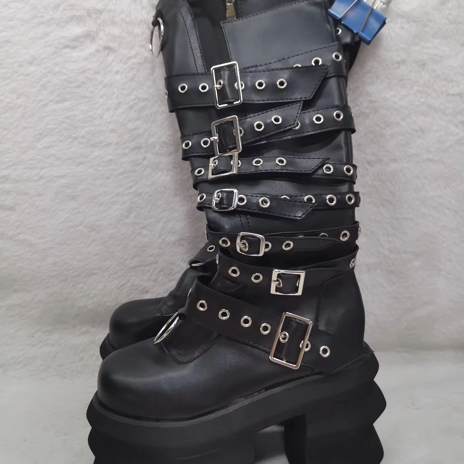 Sepatu Bot Tinggi Setengah Lut - Women'S Shoes Y2K ulasan dan harga