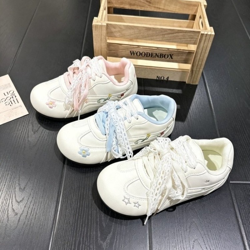 Sepatu Sneakers Wanita Bordir  - Women'S Shoes Back To School ulasan dan harga