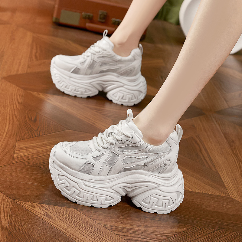 Sepatu Sneakers Platform Tebal - Platform Sneakers Chunky ulasan dan harga