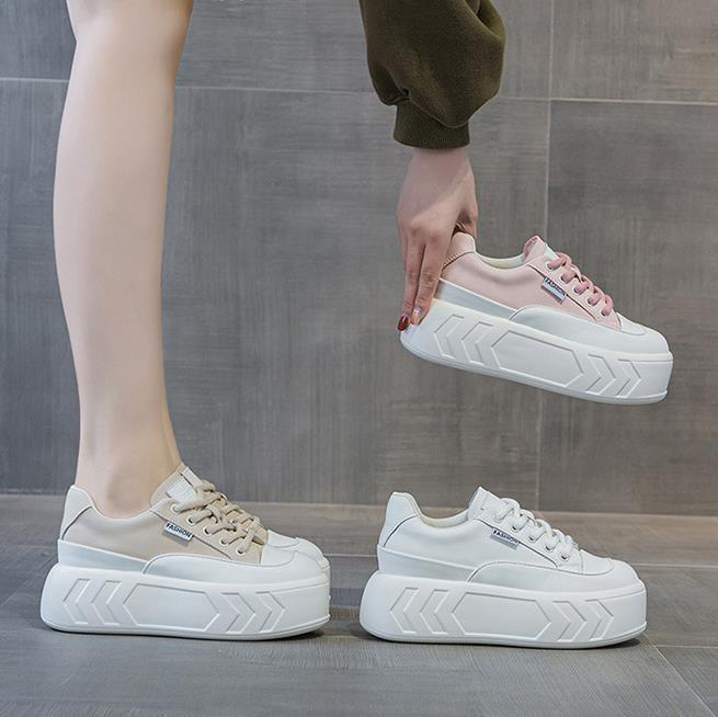 Sepatu Sneakers Platform Wedge - Platform Sneakers Chunky ulasan dan harga