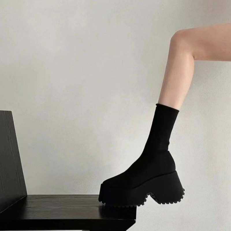 Sepatu Boots Chelsea Hak Super - Women'S Shoes Chelsea ulasan dan harga