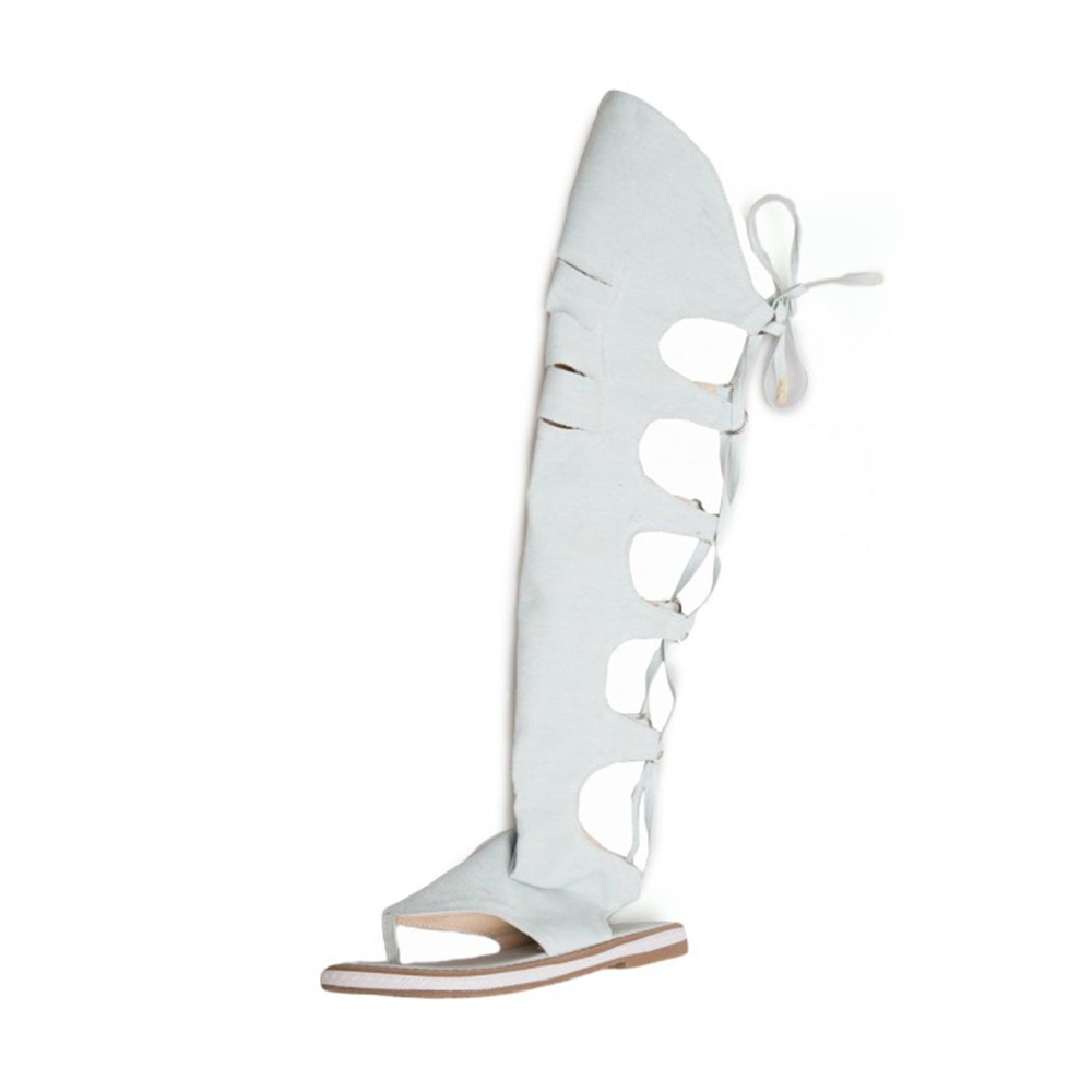 Sandal Gladiator Wanita Seting - Thong Flat Sandal ulasan dan harga