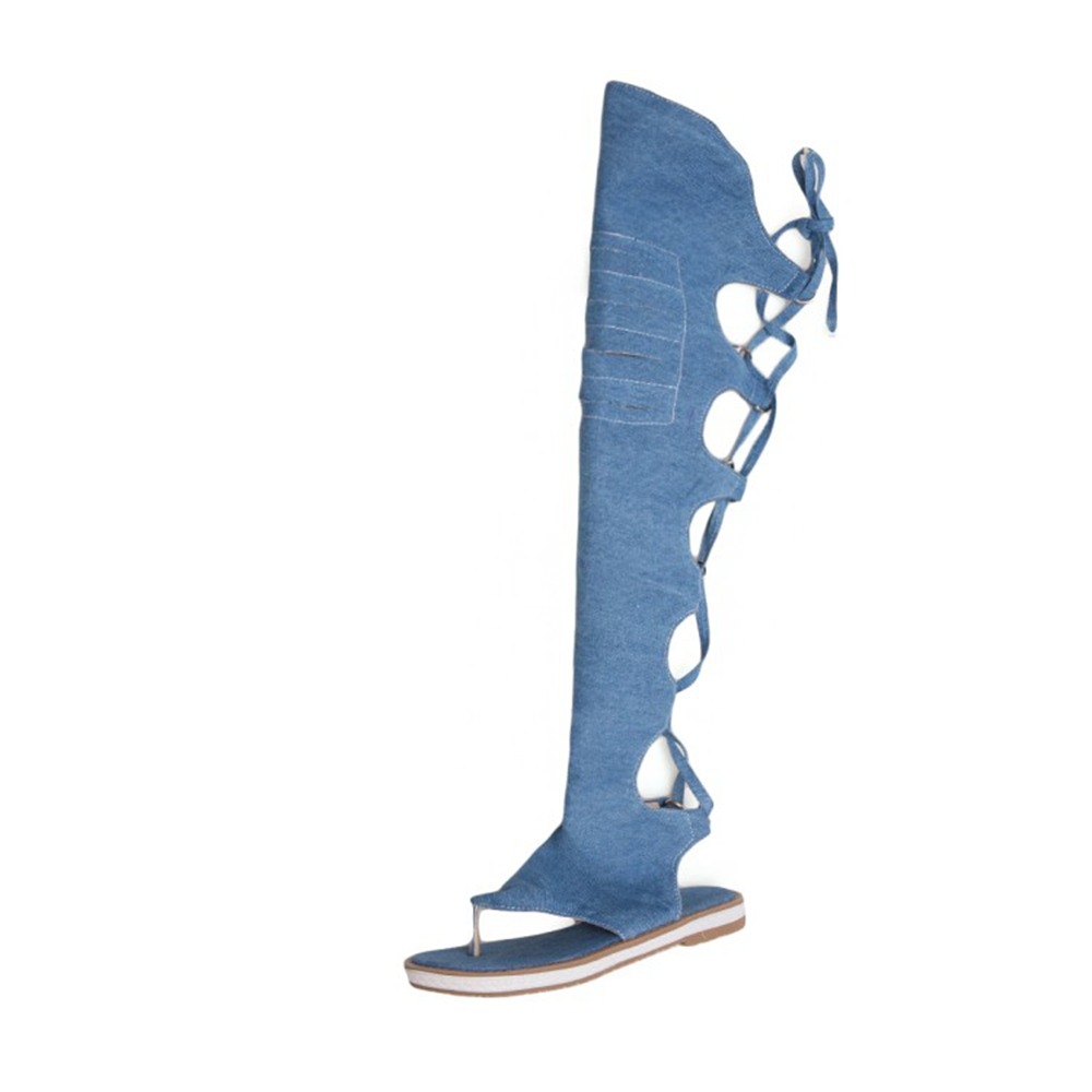 Sandal Gladiator Wanita Seting - Thong Flat Sandal ulasan dan harga