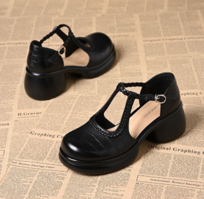 Sandal Mary Jane Wanita Warna  - Women Shoes Sandals ulasan dan harga